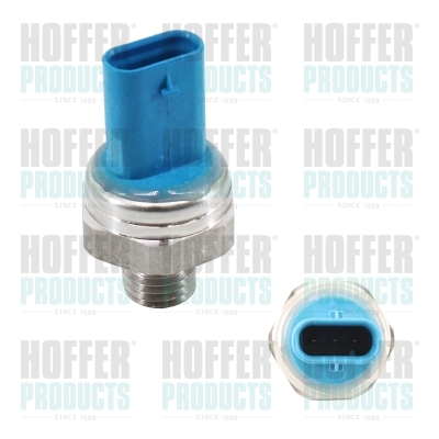 Sensor, exhaust pressure - HOF74727043 HOFFER - 057131225A, 057131225C, 411770113