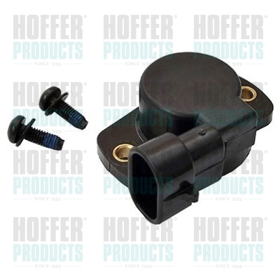 Sensor, throttle position - HOF7513001 HOFFER - 0269983851, 1901, 7701070837