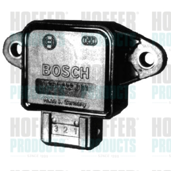 Sensor, Drosselklappenstellung - HOF7513002 HOFFER - 0K24718911, 1292636, 1336385
