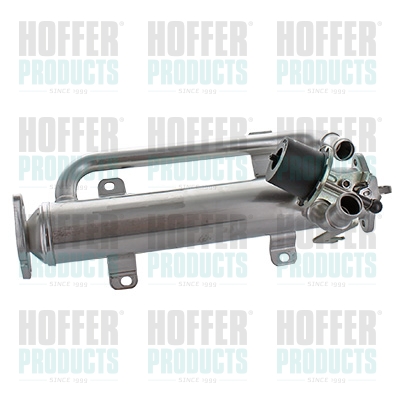 Cooler, exhaust gas recirculation - HOF7518372 HOFFER - 03G131512AQ, 03G131512T, 03G131512AH