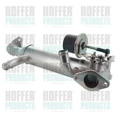 Cooler, exhaust gas recirculation - HOF7518406 HOFFER - 070131512D, 070131512F, 0892494