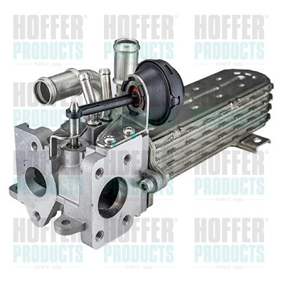 Cooler, exhaust gas recirculation - HOF7518427 HOFFER - 03G131063F*, 03G131513J, 135995