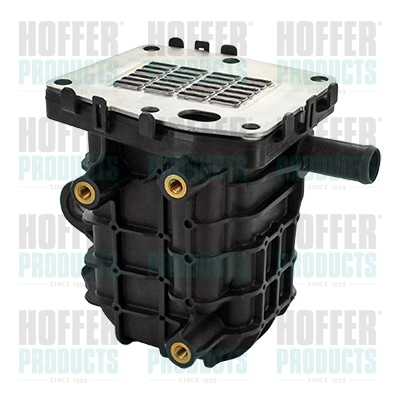Cooler, exhaust gas recirculation - HOF7518810 HOFFER - 1861749, 9678745680, 9820965980