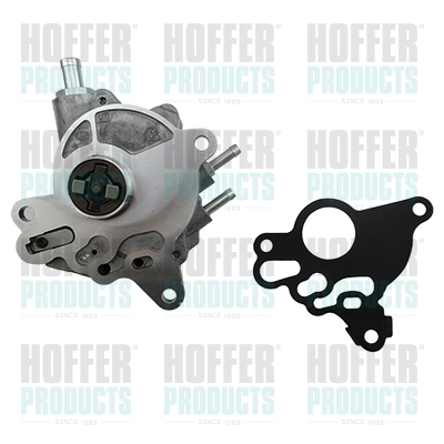 Vacuum Pump, braking system - HOF8091093 HOFFER - 03G145215A, 03G145209, 03G145209C