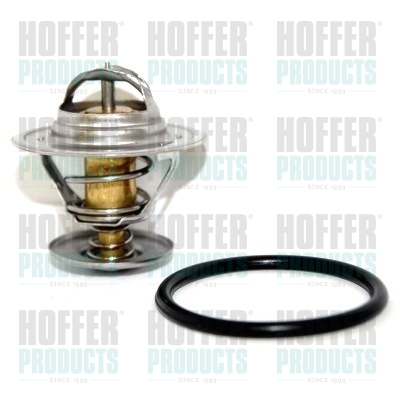 HOF8192243, Thermostat, coolant, HOFFER, 1767066G00000, 25511-29000, 7700868274, 96160901, 9616090180, SU00100223, 133823, 7701038494, 12776, 28.0200-4007.2, 34483, 350028A, 352054682000, 38-08-806, 38806, 4006020, 421150101, 444683D, 513083, 5306783, 54682, 614883353, 720180, 725140, 78323S, 8192243, 820047, 8MT354774-531, 92243, 94.243