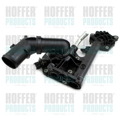 Thermostat, coolant - HOF8192862 HOFFER - 55271191, 55275654, 68294290AA