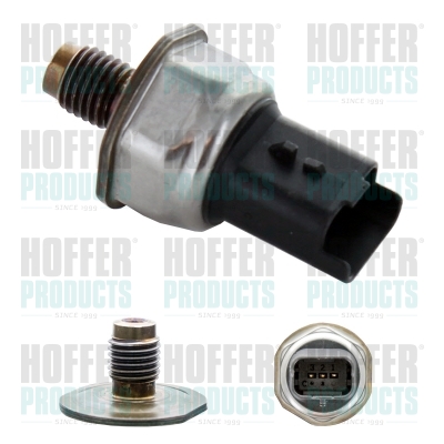 Sensor, fuel pressure - HOF8029349 HOFFER - 1570.G2*, 1747239, 9655465480