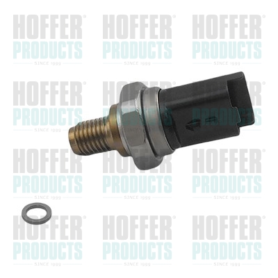 Sensor, fuel pressure - HOF8029378 HOFFER - 8200397346, 8200815617, 8200579287