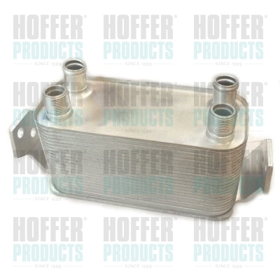 Oil Cooler, engine oil - HOF8095088 HOFFER - PBC500051, 06409, 31798