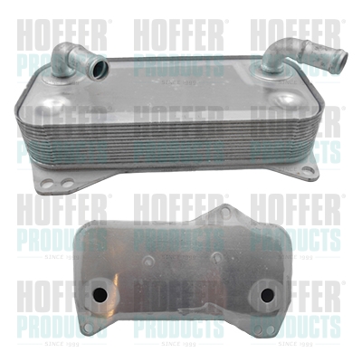 Oil Cooler, engine oil - HOF8095216 HOFFER - 0BH317019, 381590202, 39008