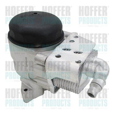 Oil Cooler, engine oil - HOF8095296 HOFFER - 11427508966, 31814, 381590280