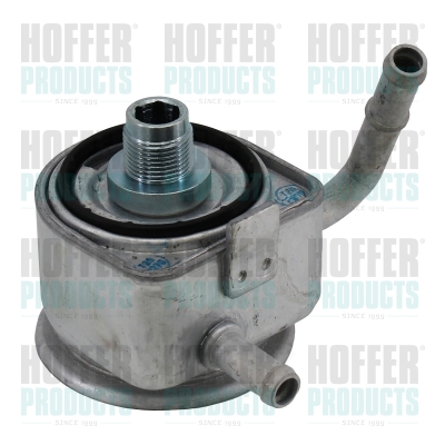 Oil Cooler, engine oil - HOF8095318 HOFFER - 26410-04502, 26410-04501, 340010