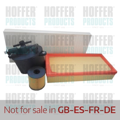 Filter Set - HOFFKFIA216 HOFFER - 1109Z0*, 1109Z1*, 11427622446*