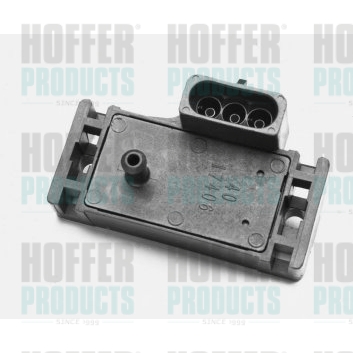 HOF7472052, Senzor tlaku sacího potrubí, Snímač hm.vzduchu, HOFFER, 000019204S, 01238788, 0K95018211, 1144809, 12569240, 1378162, 16017460, 33000153, 60811534, 7700706876, 8160174600, 00001920FC, 012569240, 16137039, 1C1Y9F479AA, 31303211, 33000273, 3933024750, 7696064, 8161370390, 8933000153, 0000594607, 06238927, 3411400, 5234313, 8161580550, 8933000273, 95047198, 0000594609, 0815701