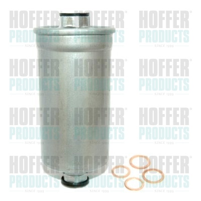 HOF4020/1, Palivový filtr, Filtr paliv., HOFFER, 0000156705, 0000900652, 113977, 1276050, 25055121, 431131151, 5101917, 60807436, 7700268752, 8319753, 91111017602, 0000156774, 12760500, 431133511, 6058519, 71736109, 8339731, 93011007600, A0000900652, 0000156775, 1276389, 431133511A, 71736112, 76GB9155AB, 8339791, 93011014000, 00001567A9, 757420, 78BM6714AB, 93011019600