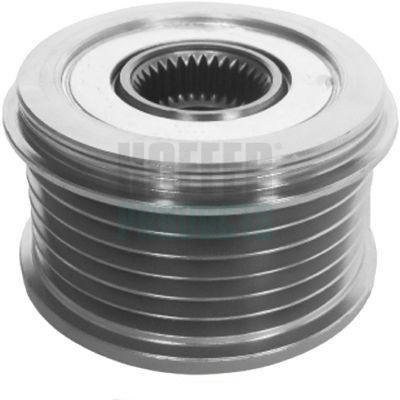 HOF45182, Alternator Freewheel Clutch, HOFFER, 01204178, 55567951, 01204292, 55580126, 013500577, 013500582, 013502595, 1204178, 1204292, 13500577, 13500582, 13502595, 1390F0049, 1580134, 219173, 34600, 45182, 455182, 471190133, 535020210, 5622, 57329, 588177, 59964, 8641244005, 885496M, 9600302, 9XU358039-091, ALP2411, AP-0107