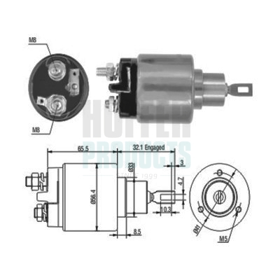 HOF46030, Elektromagnetický spínač, startér, Elektromagnetický spínač, HOFFER, 0000580238, 77362129, 0000583632, 0091507477, 0095623200, 580238, 583632, 91507477, 9150747780, 9150864480, 95623200, 0001110017, 132265, 227829, 46030, 471480030, 873, E3478, 0001110999, 6646030, ZM873, 0001208507, 0001208516, 0001208707, 0001507707, 0331303066, 2339303239, 9000082062, 9330081062
