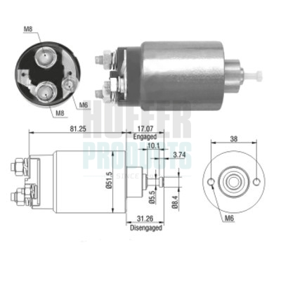 HOF46082, Magnetschalter, Starter, HOFFER, 1061458, 1095570, 7177333, 96BB-11000-AB, 97VB-11000-B, F3RZ-11002-A, F3RZ-11002-B, F3RZ-11002-C, F3RZ-11390-B, F5OY-11002-A, F78Z-11390-A, F78Z-11390-AA, F87U-11000-DC, SA-813, SA-814, SA-815, SA-818, XS6U-11000-AC, XS6U-11390-AA, 1761, 227109, 26476, 46082, 471480082, 940113050264, E53901, SW-2506, 6646082, 940113050404, SW-2507