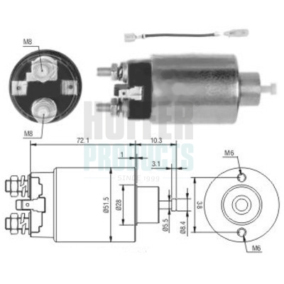 HOF46142, Elektromagnetický spínač, startér, Elektromagnetický spínač, HOFFER, E356-18-X10, M001T70482, M001T70485, M001T73381ZC, M001T73383ZC, M003T32592, M003T41282, M0T70381, M1T70481, M1T70482, M1T70483, M1T73381, M1T73381ZC, M1T73383, M1T73383ZC, M2T40081, M2T49881, M371X60171, M3T32591, M3T32593, M3T41081, M3T41083, M3T42781, M3T43381, MD607889, MD618728, MO01T70482, MO01T70485, MO01T73381ZC, MO01T73383ZC