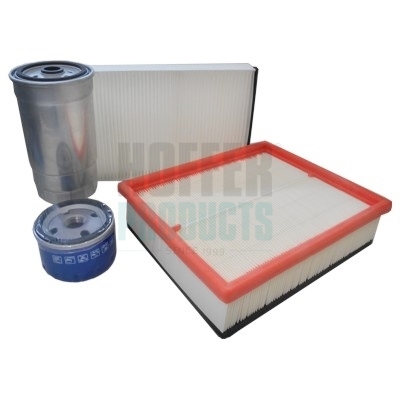 HOFFKFIA021, Filter Set, HOFFER, 0K55212603A, 24569269, 46513960, 8671017369, 313003E000, 46519049, 529531022, 313003E200, 46794399, 319223E000, 46796687, 319223E10A, 46797378, 319703E000, 46806576, 319703E10A, 46807036, 60816460, OK55212603A, 71753724, 71753742, 71772206, 9949267, 15518/3, 387, 4055F0181, 71005, SKFS-18880779, 17099, 4055F0780