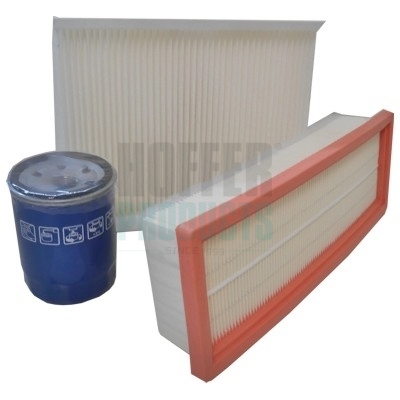 HOFFKFIA036, Filter Set, HOFFER, 00001109AC, 05650301, 11715849, 12582255, 1520831U00, 152089F60A, 1535505, 15400PLC003, 2630002751, 30A4000100, 4318092, 55192012, 8943687270, G6Y014302A, OJE1514302, PW510577, SMD360935, YM12915035151, 00001109AE, 0649007, 1520831U0C, 15400PLC004, 1542777, 30866266, 46347171, 55230822, 649014, 8944128150, 90485456, JE1514302