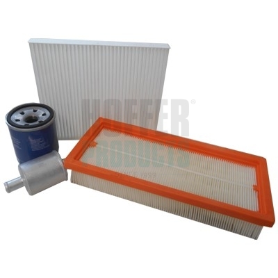 HOFFKFIA089, Filtr-sada, Filtr sada, HOFFER, 00001109AC, 05650301, 11715849, 12582255, 1520831U00, 152089F60A, 1535505, 15400PLC003, 2630002751, 30A4000100, 4318092, 46723321, 55230822, 6R0201511, 7711060721, 8943687270, 9271806, 9S5116N619AA, G6Y014302A, OJE1514302, PW510577, PZ49V0081051, SMD360935, YM12915035151, 00001109AE, 0649007, 1520831U0C, 15400PLC004, 1557375, 30866266