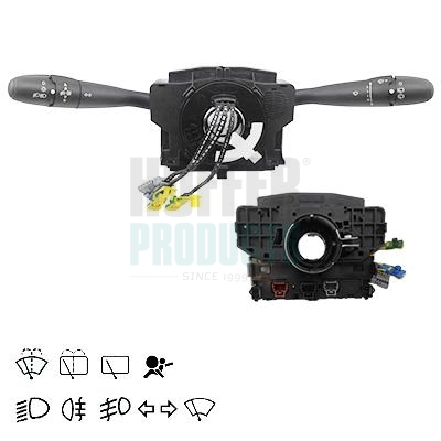 HOF2103193, Steering Column Switch, HOFFER, 00006239M0, 00006239V4, 0000624273, 00006242J6, 6239M0, 6239V4, 624273, 6242J6, 96466655XT, 96466655ZL, 96509723XT, 96530932XT, 96574413XT, 96605674XT, 96605686XT, 9660567477, 000050134010, 2103193, 23193, 251487, 34930, 430118, 440298, 461800270, 50382610OE, 62934930, CCD3193, CCS70016, DVGC149N, SCS70016.1