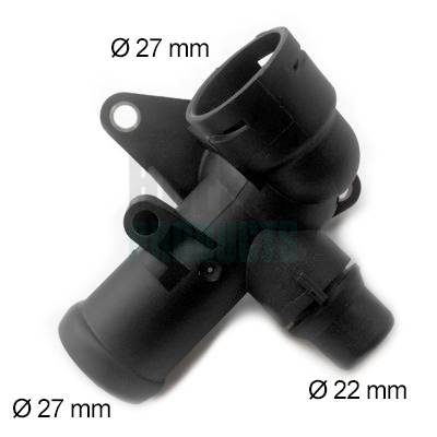 HOF93207, Coolant Flange, HOFFER, 06B121132E, 002-60-10287, 07.19.268, 09495, 1002260012, 110365, 116129, 30635, 3219C0069, 37484, 4010033, 421850095, 460082, 775006, 776409, 80175, 8193207, 90612, 93207, A4252123, CTM-AU-009, FA9641, SKCFL-2940069, V10-2064, WF0189