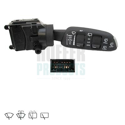 HOF2103454, Spínač řízení, Ostatní elektro díly, HOFFER, 8591035300, 2103454, 23454, 430608, 440637, 461800532, 50553204OE, CCD3454, CLS80402, SLS80402.1, CLS80402AS, CLS80402GS, CLS80402KS