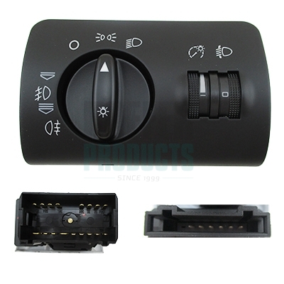 HOF2103803, Switch, headlight, HOFFER, 4B1941531C, 4B1941531CB98, 4B1941531DB98, 000051044010, 02168, 114260, 2103503, 23503, 30937487, 36SKV015, 37487, 461890022, 5.693705A2, 662336, A7344169, EWS-AU-021, V10-73-0211, 2103803, 23803, CI51044