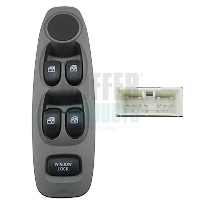 HOF2106057, Switch, window regulator, HOFFER, 93570-25000, 93570-25000YN, 2106057, 26057, 37SKV143, 462060173, 5.145065A2, 96568, CWR78001, EWS-HY-007, SWR78001.0, Y7339107, CWR78001AS, CWR78001GS, CWR78001KS