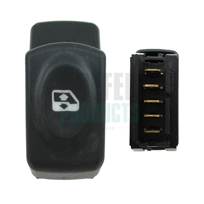HOF2106100, Switch, window regulator, HOFFER, 7700838099, 2106100, 2443C0026, 26100, 37SKV389, 41231, 462060184, 5.145107A2, 53/4104, 701796, CWR71009, SKCUD-5760026, SWR71009.0, V46-73-0044, CWR71009AS, CWR71009GS, CWR71009KS