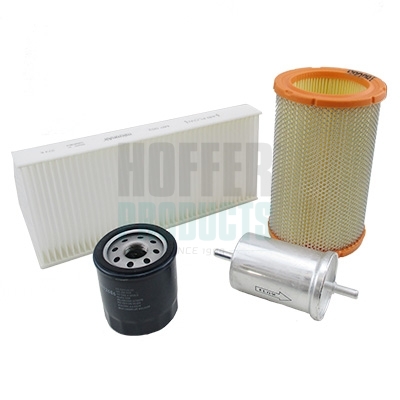 HOFFKREN005, Filter-Satz, HOFFER, 00001444Q9, 0003414V002, 01567E1, 1117100, 1117100V08, 11930535150, 1567C1, 1585399170, 1640000QAA, 1SB201511, 226755893R, 319801Y700, 6001546326, 7700112686, 91159804, 9622617880, M806418, MD134953, SU001B1763, T111117110, YF155, 00001444TY, 0003414V002000000, 03558252, 1567C6, 16400JD51A, 31980G6700, 6001543138, 7700845961, 91559804