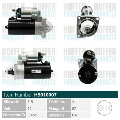 HOFH5010007, Startér, Startér, HOFFER, 46437520, 46522234, 46830212, 46835091, 0001108204, 063521082040, 101045, 112379, 201112, 20401853BN, 220155, 25-3175, 2S0173, 3014, 471280030, 500.531.093.010, 5010007, 6010358.0, 8EA011610-961, AZE2110, CS1212, CST10358, DRS8450, H5010007, LRT00200, MS372, S01114(SEG), S100154, S12-0074, SKSTR-0330172