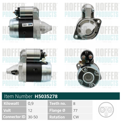 HOFH5035278, Startér, Startér, HOFFER, 36100-21730, M002T40081, 36100-21740, M002T41081, 36100-21750, M003T25782, 36100-22000, M003T25783, M003T25785, M003T25882, M003T25883, M003T25885, M003T32589, M003T40081, M003T41081, M003T41083, M003T41088, M003T41282, M003T41285, M004T14772, M2T40081, M2T41081, M3T25782, M3T25783, M3T25785, M3T25882, M3T25883, M3T25885, M3T32589, M3T40081