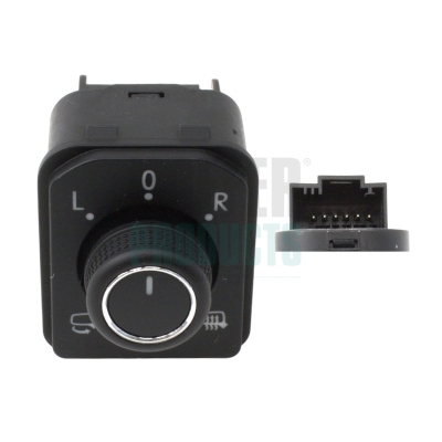 HOFH206243, Spínač, nastavení vnějšího zrcátka, Spínač, nastavení vnějšího zrcátka, HOFFER, 3G0959565C, 3G0959565CICX, 206243, 462270217, 640144A2, EWS-VW-099, H206243, V10-73-0738
