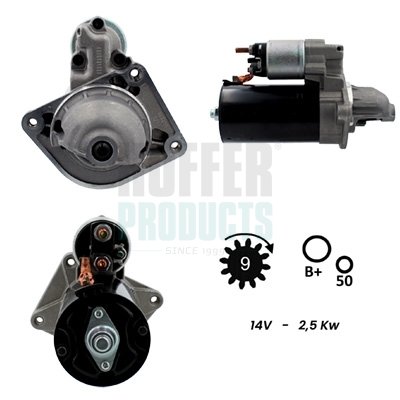 HOFH5010041G, Starter, HOFFER, 1516689R, 2994100, 7700377051, 2995990, 42498717, 500307724, 504086888, 504201467, 5801422464, 5803220990, 69502571, 0001109306, 063521093070, 101203, 115505, 201142, 20401461BN, 220435, 25-2411, 2S0291, 3020, 330026092, 42018950, 428000-9470, 471280747, 48965, 500.408.113.050, 5010041, 830510105, 88212449