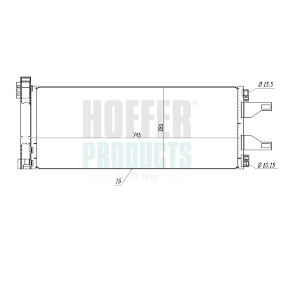 HOF991031, Condenser, air conditioning, HOFFER, 00006455EP, 1343785080, 00006455HC, 1361235080, 1371427080, 6455EP, 6455HC, 09005248, 090.221.021.000, 1000230, 1986AD2434, 350203623000, 35894, 37414, 422740019, 448C0063, 483300, 667023, 700039, 814069, 86SKV008, 8FC366220-591, 94986, 991031, AC368000P, C4117156, CCS-CT-021, DCN07050, SKCD-0110080, TSP0225676