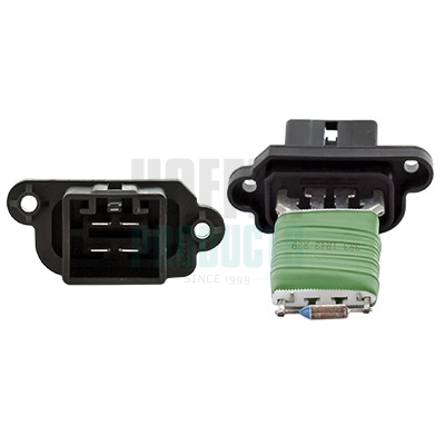 HOF667462, Resistor, interior blower, HOFFER, 1S0959263A, 0917335, 10.9142, 118566, 27-1242, 274738210, 38703, 40076320BN, 452800242, 667462, 71461, 740304N, 94SKV102, 99591834001, A4112141, ABR105000P, CRS73023AS, DEW018TT, EH1125, ERD-VW-008, SRS73023.0, WG2368444, ABR105000S, H667462, K109142