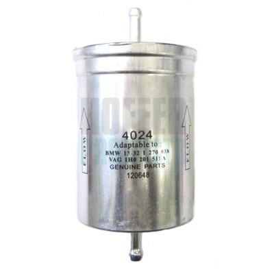 HOF4024, Palivový filtr, Filtr paliv., HOFFER, 0000156713, 0060523432, 08983626, 12682313, 1485678, 1640070J00, 1H0201511, 25055495, 4055020005, 46626801, 466268011, 52255325, 73176, 95VW9155CA, A111117110DA, AFU4213, 0000156778, 119113206100, 12695483, 16400J7525, 1H0201511A, 5018035, 73201, 7700680162, 8983626, A111117111CA, EAC3112, 000E145002, 119113206101, 13321268231