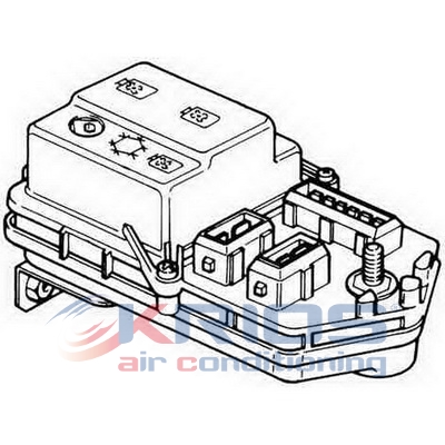HOFK104015, Resistor, interior blower, HOFFER, 82486109, 10.4015, K104015
