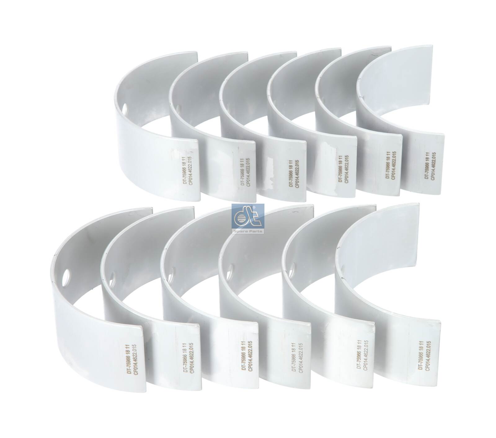 1.33015, Connecting Rod Bearing Shell Set, DT Spare Parts, 1463065, 1463065S, 1534496S, 2579258S, 041.526, 123933, 60448600, DT1.33015, KS842240, 77971600, CRP496