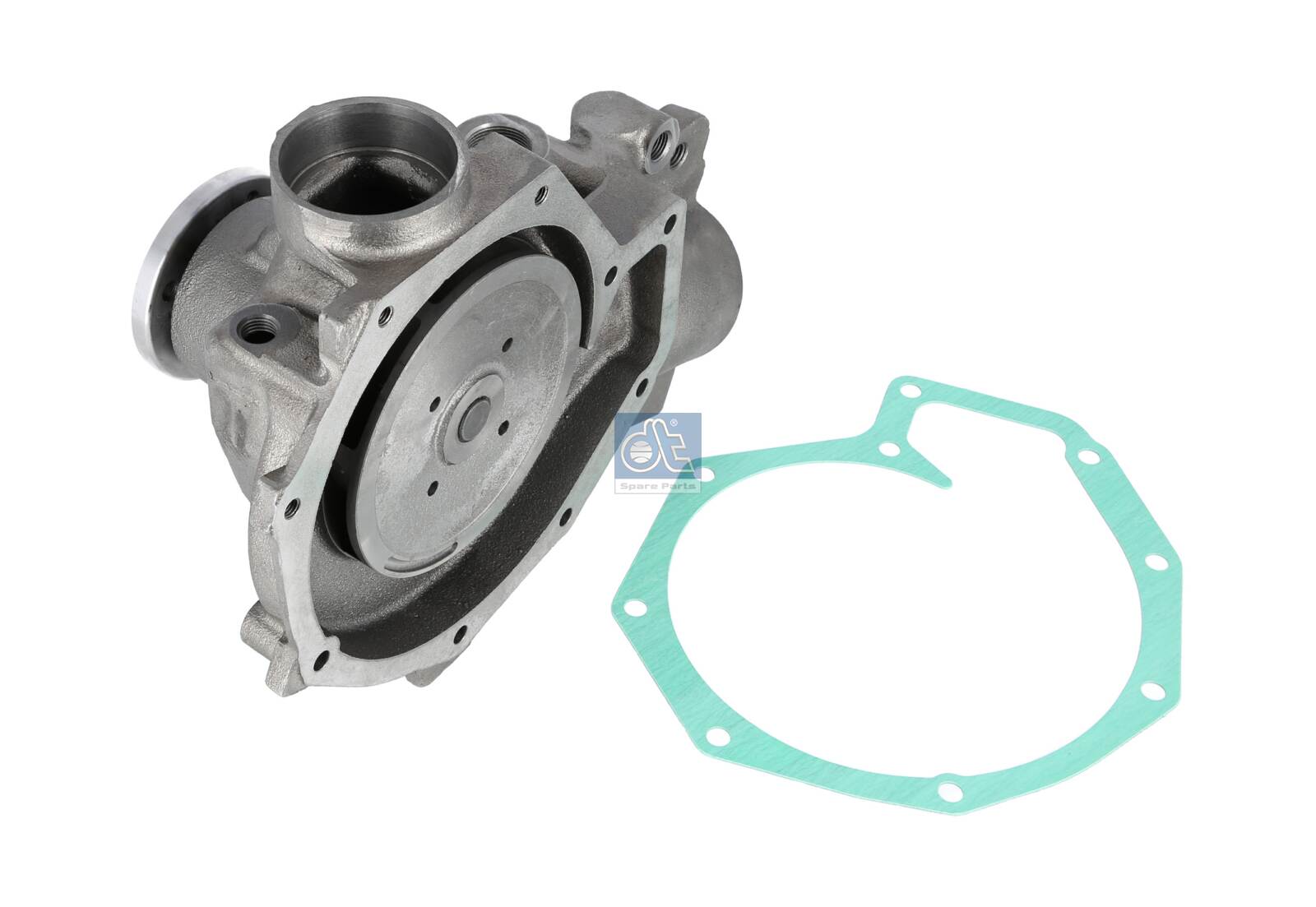 5.41075, Water Pump, engine cooling, DT Spare Parts, 0683585, 0683585A, 0683585R, 1426628, 1609855, 1609855A, 1609855R, 683585, 683585A, 683585R, 053.378, 062000F75001, 104209, 19200118, 2201150, 24-1408, 350890, 43662, 8MP376809-194, 9072201150, CP535000S, 5.41075