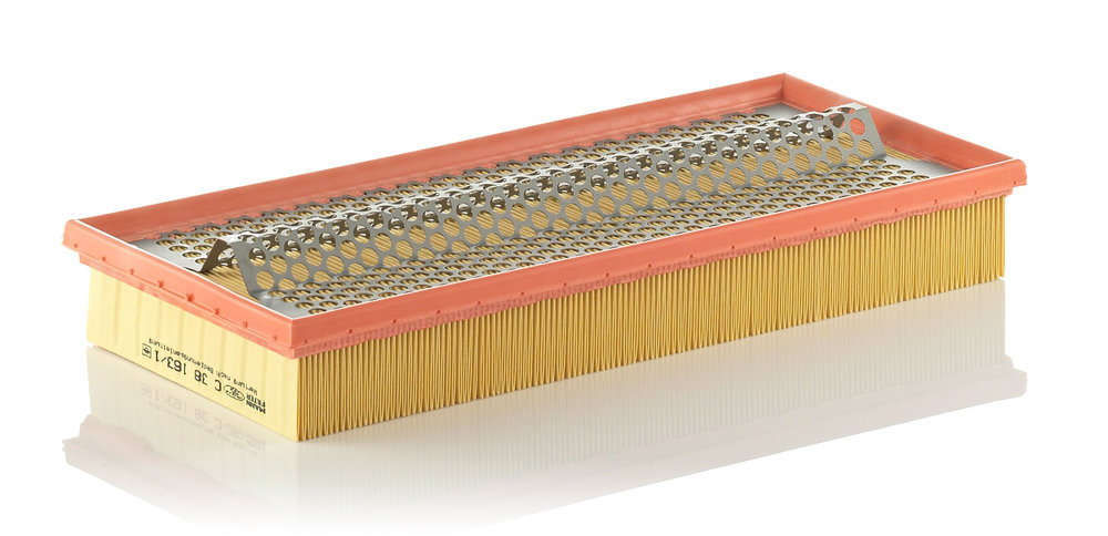 C 38 163/1 MANN-FILTER Filtro aria per DAEWOO,MERCEDES-BENZ,PUCH