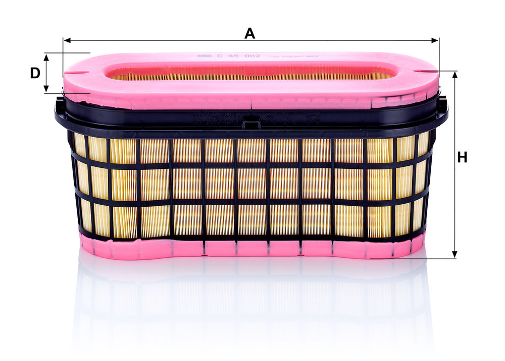 Air Filter - C 49 002 MANN-FILTER - 0040947204, 0040949004, 6860940804 ...