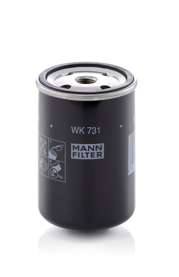 MANN Kraftstofffilter Dieselfilter Filter WK731 für Deutz D06 Serie 4 & 5000