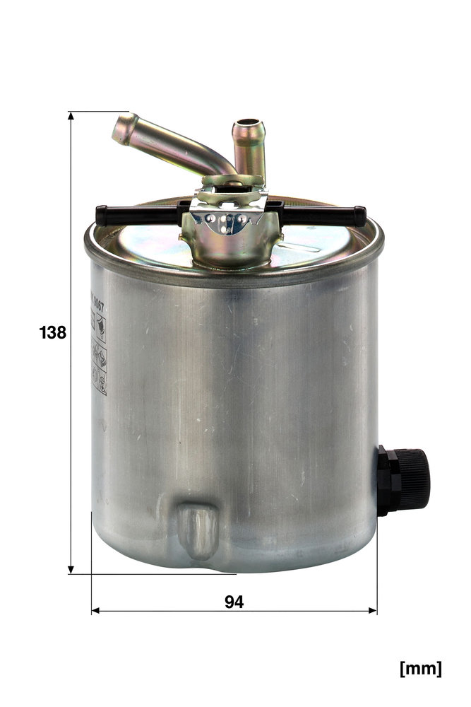 Fuel Filter - WK 9067 MANN-FILTER - 16400-3XN1A, 16400-ES60A