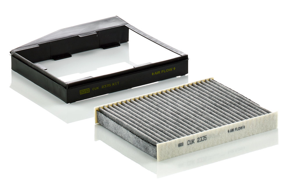 CUK 2335 KIT, Filter, cabin air, MANN-FILTER, 151.1109080-10, 46722862, 46722863, 46723245, 46770829, 46770834, 1609694380, 17098K, 17474, 1987431365, 2123200005, 21651296, 24-31-1005, 350203061521, 400, 501, 54.262.00, 65008, 698839, 70917474, 830026N, 8671004549, ACE134, AH-7094, AHC154, C38180, CCF0146, CK9408C, CKR7120, DCF090K