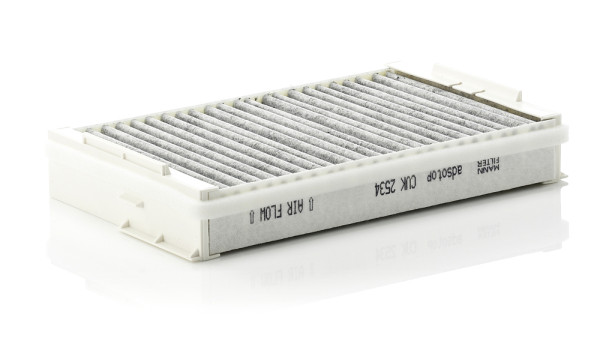 CUK 2534, Filter, cabin air, MANN-FILTER, 1362168, 1825431, 046, 100.104-00A, 14-123190006, 1987431452, 29836, 4835-ACC, 54.347.00, 5.62018, 59929836, 716008, 80000626, 93249E, ACE175, AF26670, AHC807, ALC-6440, CU2534, E969LC, EC522, EC529, EKR7513, K1185A, K9025C, LAK71, MC654, MS-6336C, PCK8177, SC60022CA