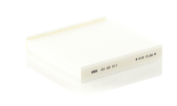 CU 22 011, Filtr, vzduch v interiéru, Filtr kabin., MANN-FILTER, 272773016R, 27277-5FA0A, MQ009206, 272773277R, 27277-5FA0B, MQ009718, 272775809R, 27891-6PA0A, 272778214R, 27891-6PA0B, 272779203R, T783823, 0986AF5584, 16-123190023, 1612918480, 17530, 21-DC-DC02, 350203066300, 44784, 4709-AC, 49495038, 53.256.00, 60944784, 629, 65863, 708746, 8660004937, ADR162508, AH405, CF11706